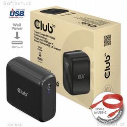 Club3D cestovní nabíječka 100W GAN technologie, US