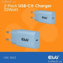 Club3D Nabíječka, USB-C, Power Delivery 15V, 2A, 2