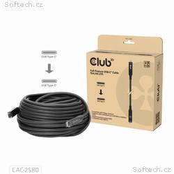 Club3D Kabel USB-C, 10 Gbps, 4K120Hz, 8K60Hz, 60W,