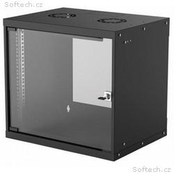 Intellinet 19" BASIC rozvaděč 9U, 400mm, černý, ro
