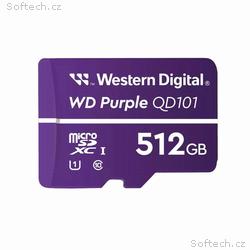 WD MicroSDXC karta 512GB Purple WDD512G1P0C Class 