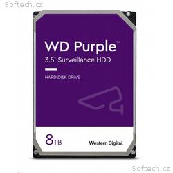 WD PURPLE WD85PURZ 8TB SATA, 600 128MB cache, Low 