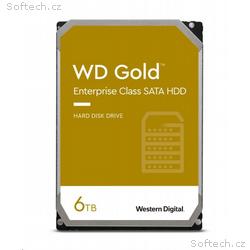 WD Gold, 6TB, HDD, 3.5", SATA, 7200 RPM, 5R