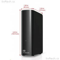 WD Elements Desktop 4TB, Externí HDD, USB 3.0, čer