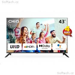 CHiQ U43G7LX TV 43", UHD, smart, Android, Dolby Vi