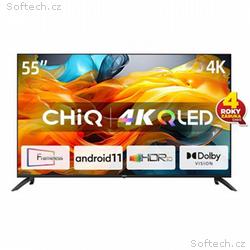 CHiQ U55QG7L TV 55", Ultra HD (4K), QLED, Smart, A