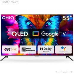 CHiQ U55QM8E TV 55", UHD, QLED, smart, Google TV, 
