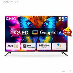 CHiQ U55QM8E TV 55", UHD, QLED, smart, Google TV, 