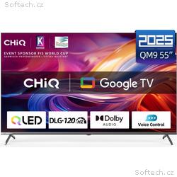 CHiQ U55QM9V TV 55", UHD, QLED, Google TV 5.0, DLG