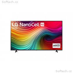 LG NANO82 75" TV, 4K Ultra HD, NanoCell, webOS, HD