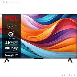 TCL 55T7B 55" TV, 4K Ultra HD, QLED, Google TV, Wi