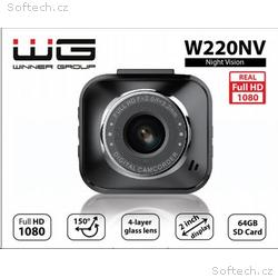 WG - Záznamová kamera W220NV, WG CarEye, černá