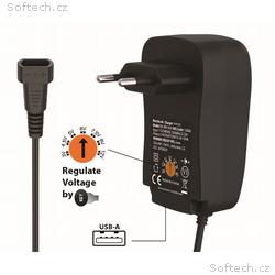 WG - Univerzální nabíječka s 13 adaptéry, černá