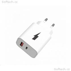 WG - Síťová nabíječka 2x USB, 1x USB-C PD 20W + 1x