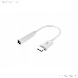 WG - Adaptér Type-C + 3,5mm jack, DAC chip, white