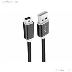 WG - Datový kabel USB Mini-B (5 pins)-USB-A, 1m, n