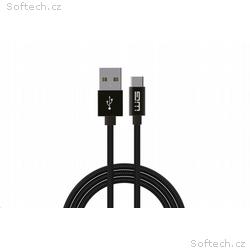WG - Datový kabel Type-C to USB-A, 1m, black