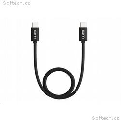 WG - Datový kabel Type-C to Type-C, 1m, 3A, black