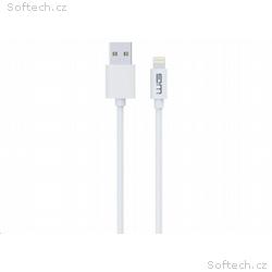 WG - Datový kabel Lightning to USB-A, 2m, white