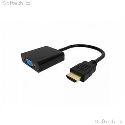 WG - Adaptér HDMI (male) to VGA (female, D-Sub DE-