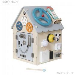 2Kids Toys Activity board Domeček šedý