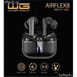 WG - Bluetooth sluchátka WG AirFlex 8, black