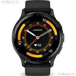 Garmin Venu® 3, Slate, Black, Silicone band