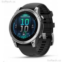 Garmin fenix® E – 47 mm, AMOLED, Nerezová ocel a Č