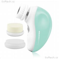 TOUCHBeauty 1387A Čisticí kartáč na pleť 3v1 zelen