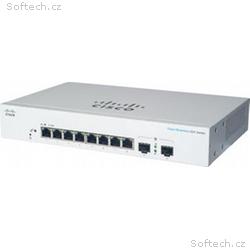 Cisco switch CBS220-8T-E-2G (8xGbE, 2xSFP, fanless