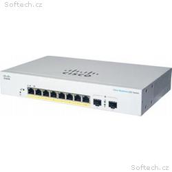 Cisco switch CBS220-8P-E-2G (8xGbE, 2xSFP, 8xPoE+,