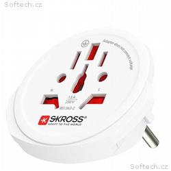 SKROSS cestovní adaptér Europe pro cizince v ČR, t