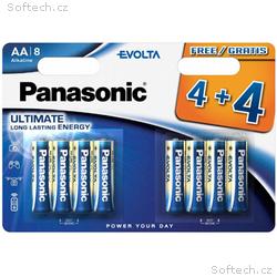 PANASONIC Alkalické baterie Evolta Platinum LR6EGE