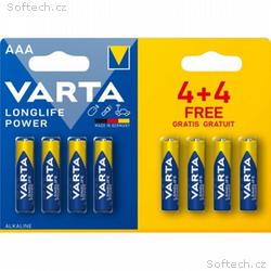 Varta LR03, 4+4 Longlife POWER 4903