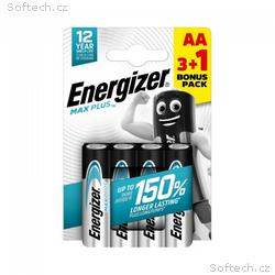 Energizer LR6, 4 Max Plus AA 3+1 zdarma