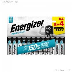 Energizer LR6, 12 Max Plus AA 8+4 zdarma