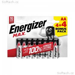 Energizer LR6, 8 Max AA 4+4 zdarma