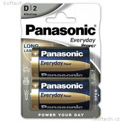 Panasonic Alkalická baterie LR20EPS2BP Everyday Po
