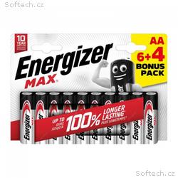 Energizer LR6, 10 Max AA 6+4 zdarma