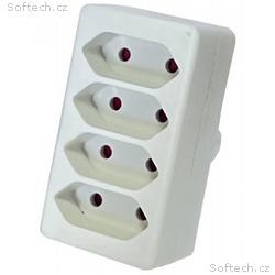 Konnoc DX-GB01, 4 rozbočka hranatá 4x plochá