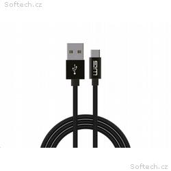 WG - Datový kabel Type-C na USB-A, 50 cm, černá