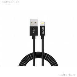 WG - Datový kabel Lightning na USB-A, 1 metr, čern