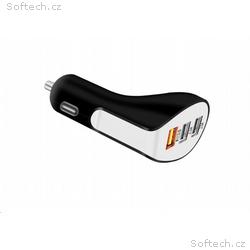 WG - Autonabíječka 3x USB-A, total 7.0 A ( QC 3,0 