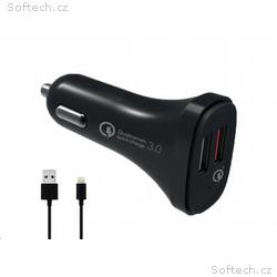 WG - Autonabíječka 2x USB-A, Quick Charge 3.0 5,4 