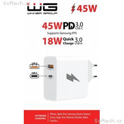 WG - Bezdrátová nabíječka do auta WG 32, 15W, s el