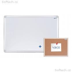 Magnetická tabule AVELI 90x60 cm, hliníkový rám+ k