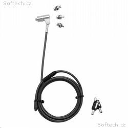 DICOTA Universal Security Cable Lock, 3 Exchangeab