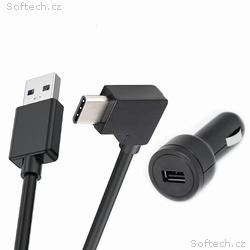 TomTom nabíječka do auta, odnímatelný kabel USB-C