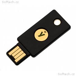 YubiKey 5 NFC - USB-A, klíč, token s vícefaktorovo