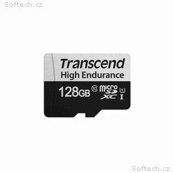 TRANSCEND MicroSDXC karta 128GB 350V, High Enduran